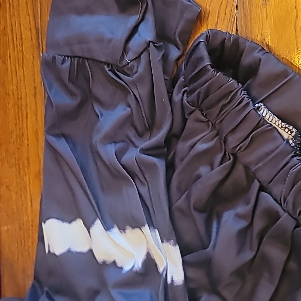 Black and White Sweatsuit